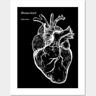 Broken heart Posters and Art